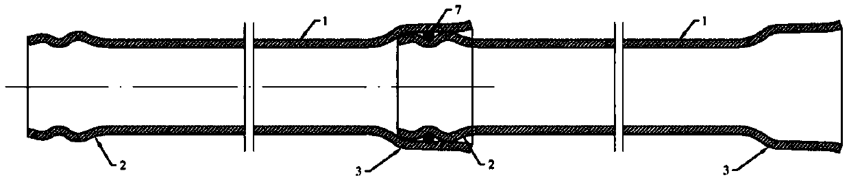 A method of manufacturing a large-diameter steel pipe socket joint