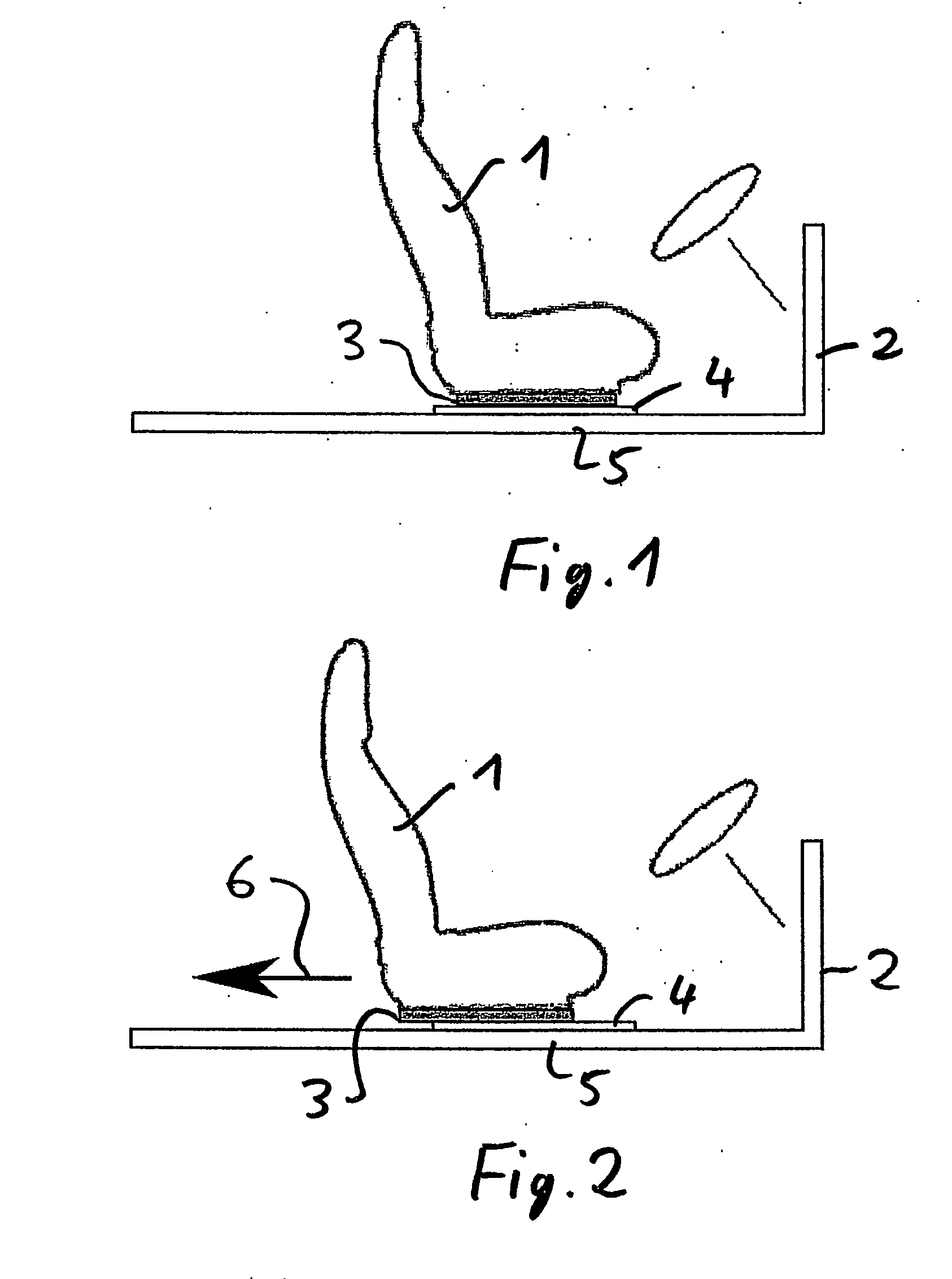 Seat component to prevent whiplash injury