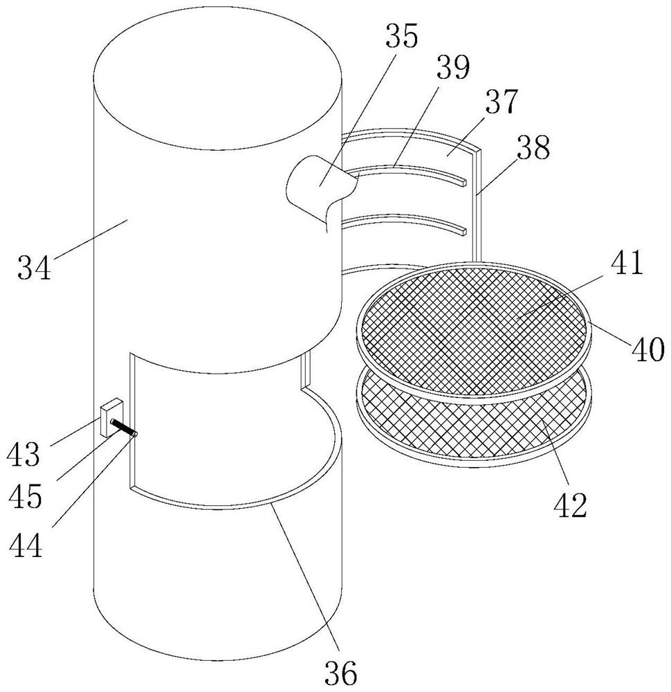 Integrated normal-pressure shale gas drainage gas recovery and on-site treatment device