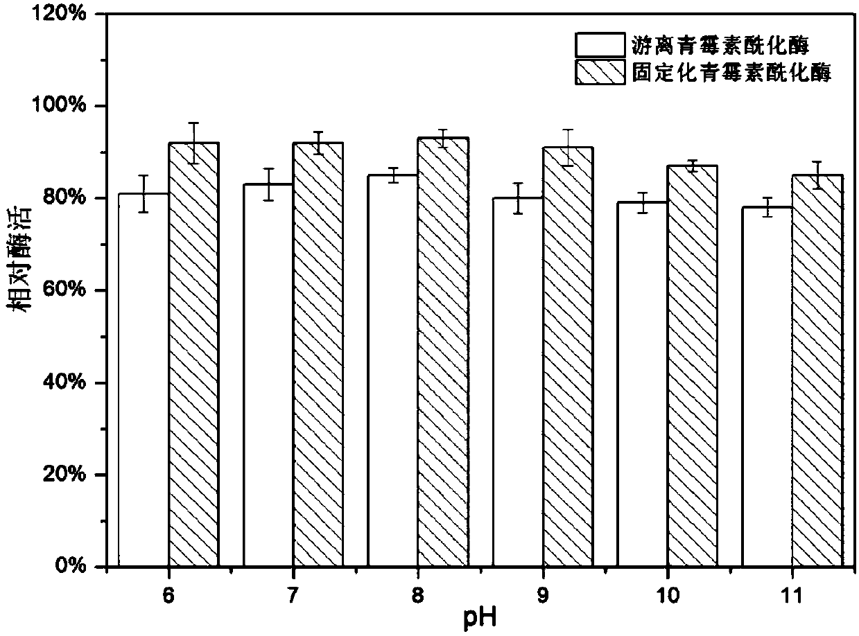 Penioillin acylase preparation and immobilization method