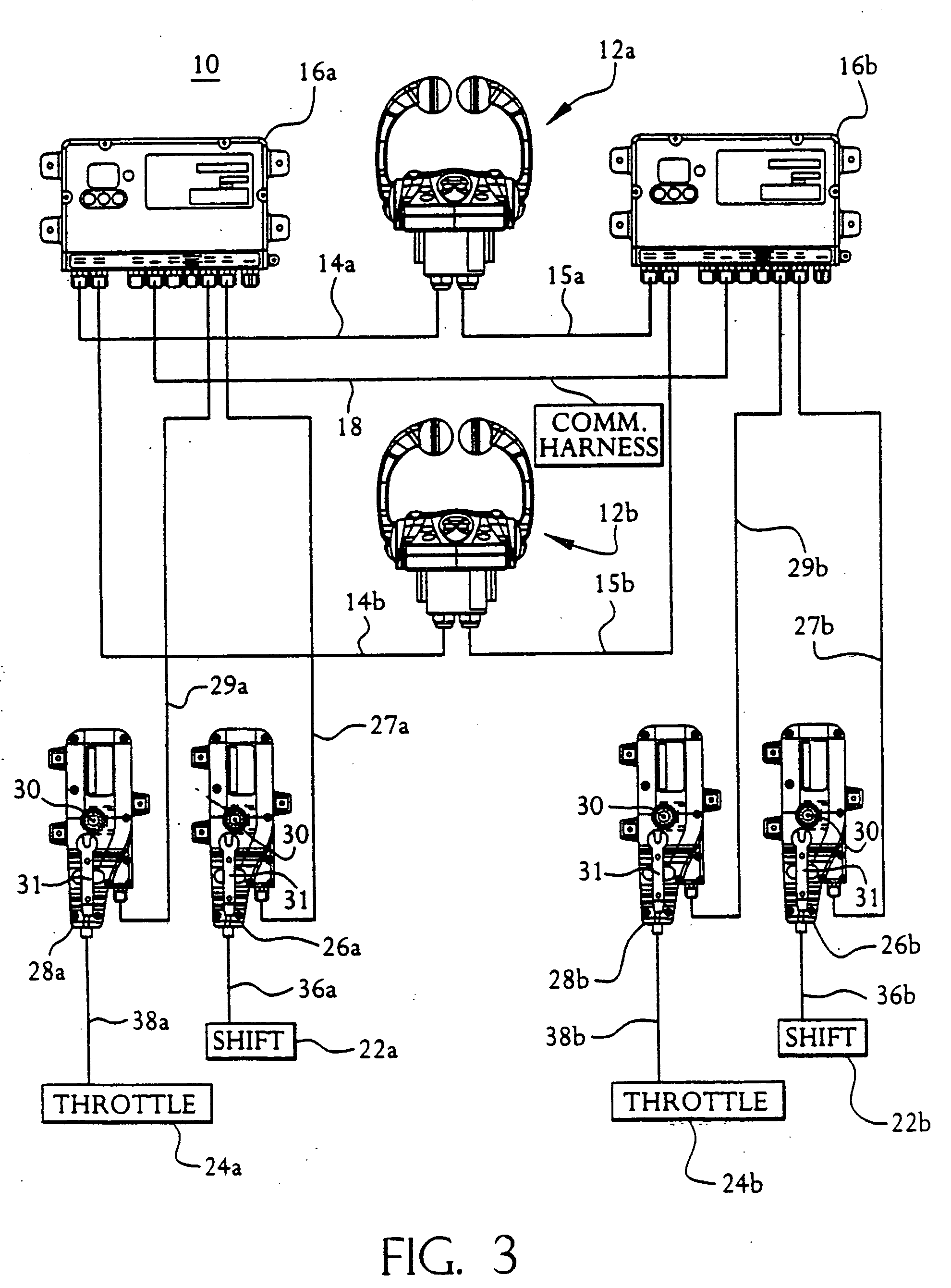 Electronic control systems for marine vessels