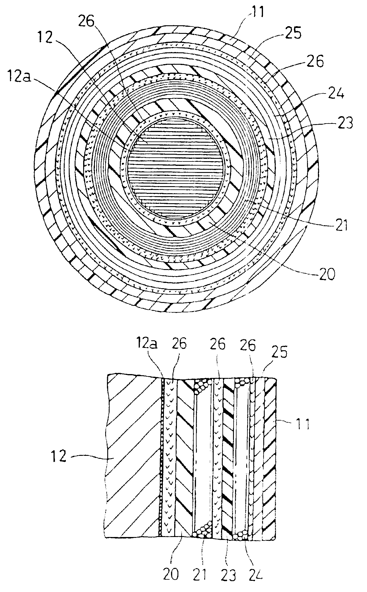 Stick-type ignition coil having improved structure against crack or dielectric discharge