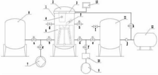 Device and process for manufacturing large-scale complex thin-wall aluminum alloy casting through vacuum pressurization casting