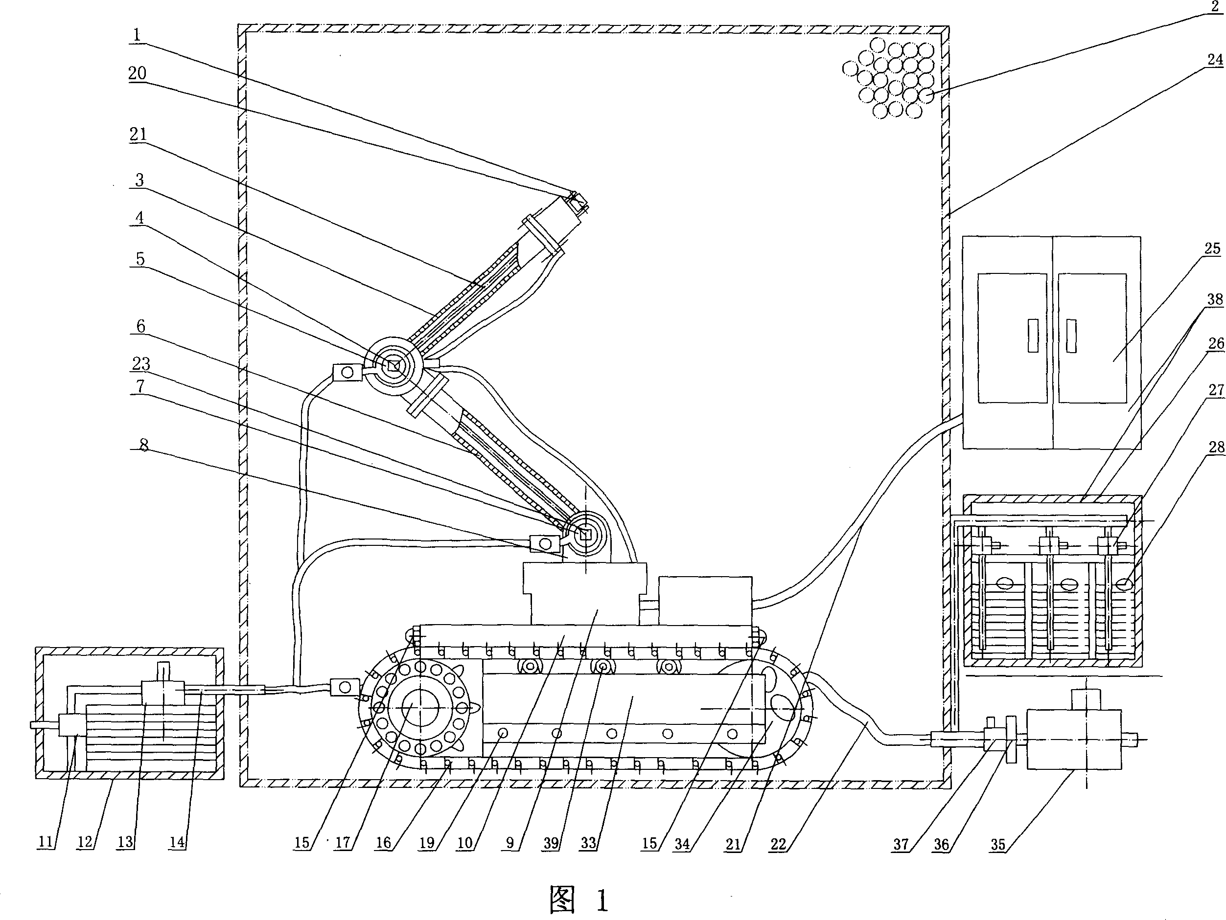 Underwater intelligent purification robot for large-scale condensing plant