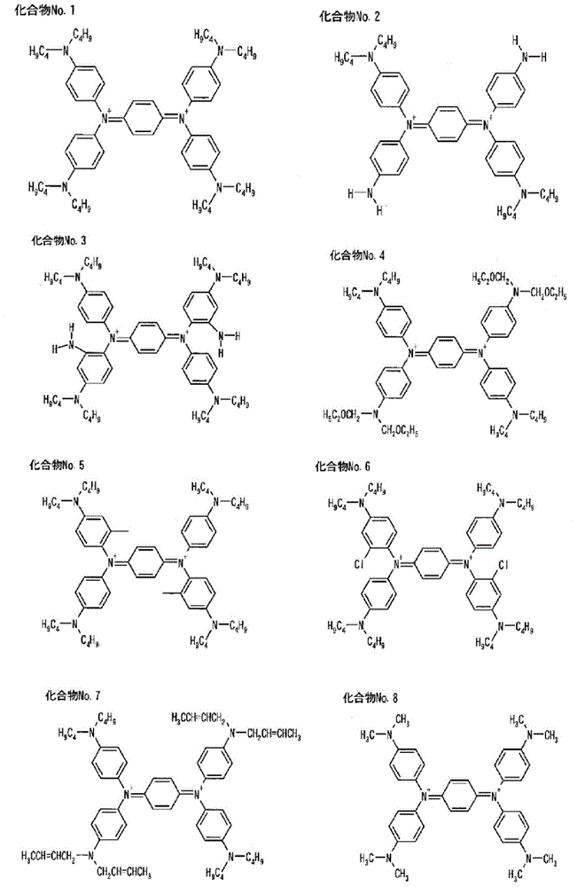 Paint and near infrared absorption filter