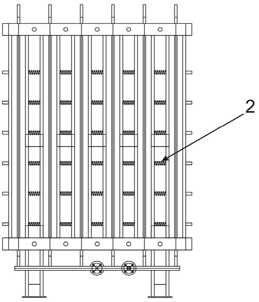 Electric heating deicing method and device of air temperature type vaporizer and installation method of electric heating deicing device