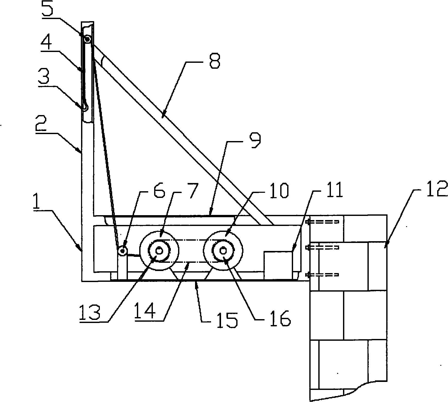 High-rise escape machine and automatic control method for escape