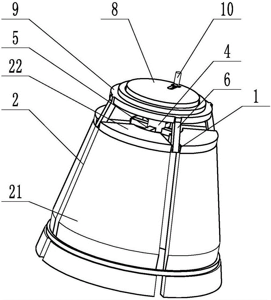 Quick-assembly protective sleeve structure of drilling tool