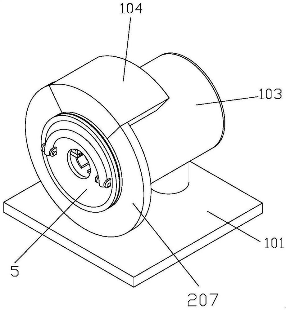 Five-axis servo numerical control punching machine and working method thereof