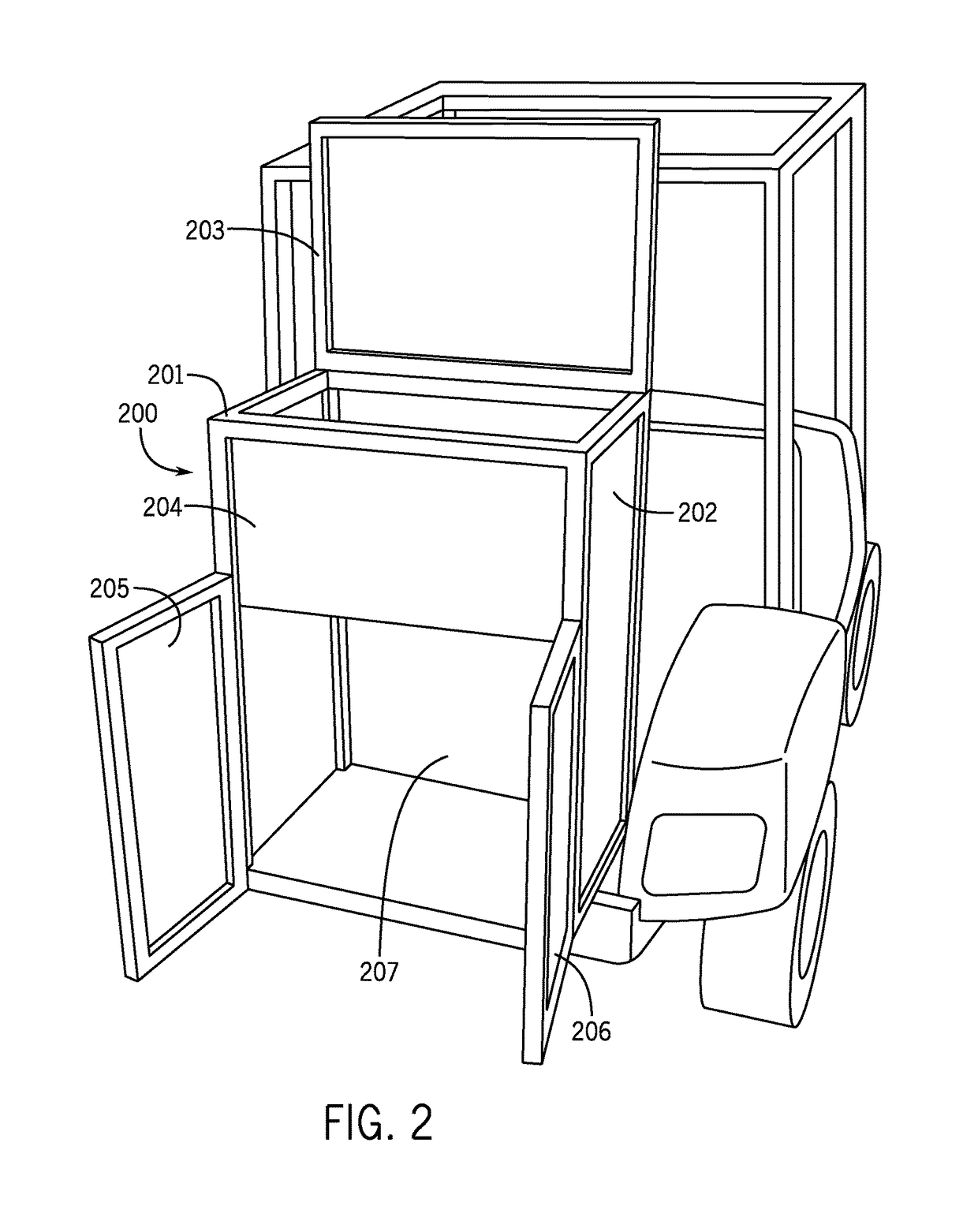 Removable storage module for golf cart