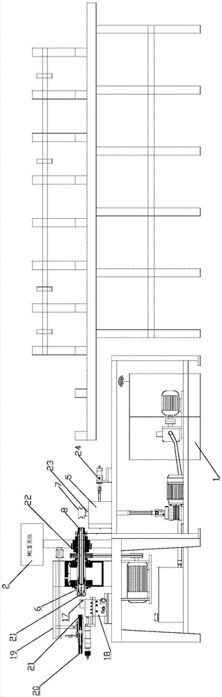 Intelligent steel pipe cutting and inner hole machining system