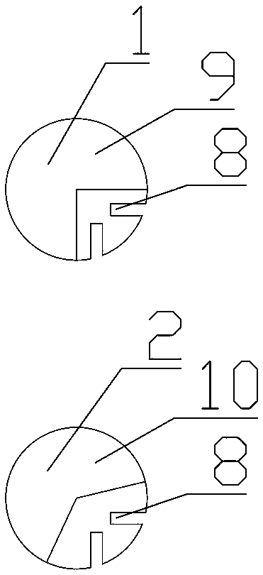 Supporting column applied to enclosing plate box and logistics enclosing plate box using supporting column