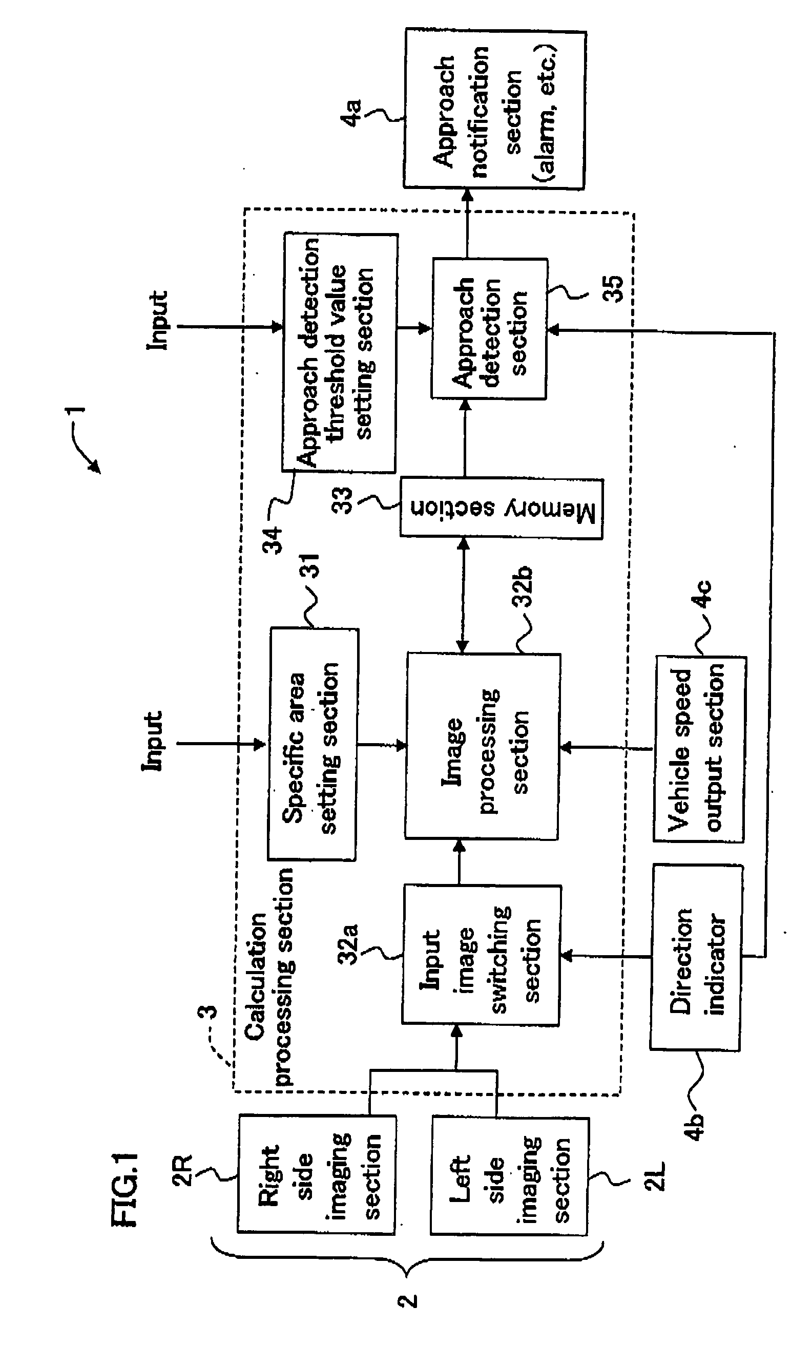 Vehicle environment monitoring device, vehicle environment monitoring method, control program and computer-readable recording medium