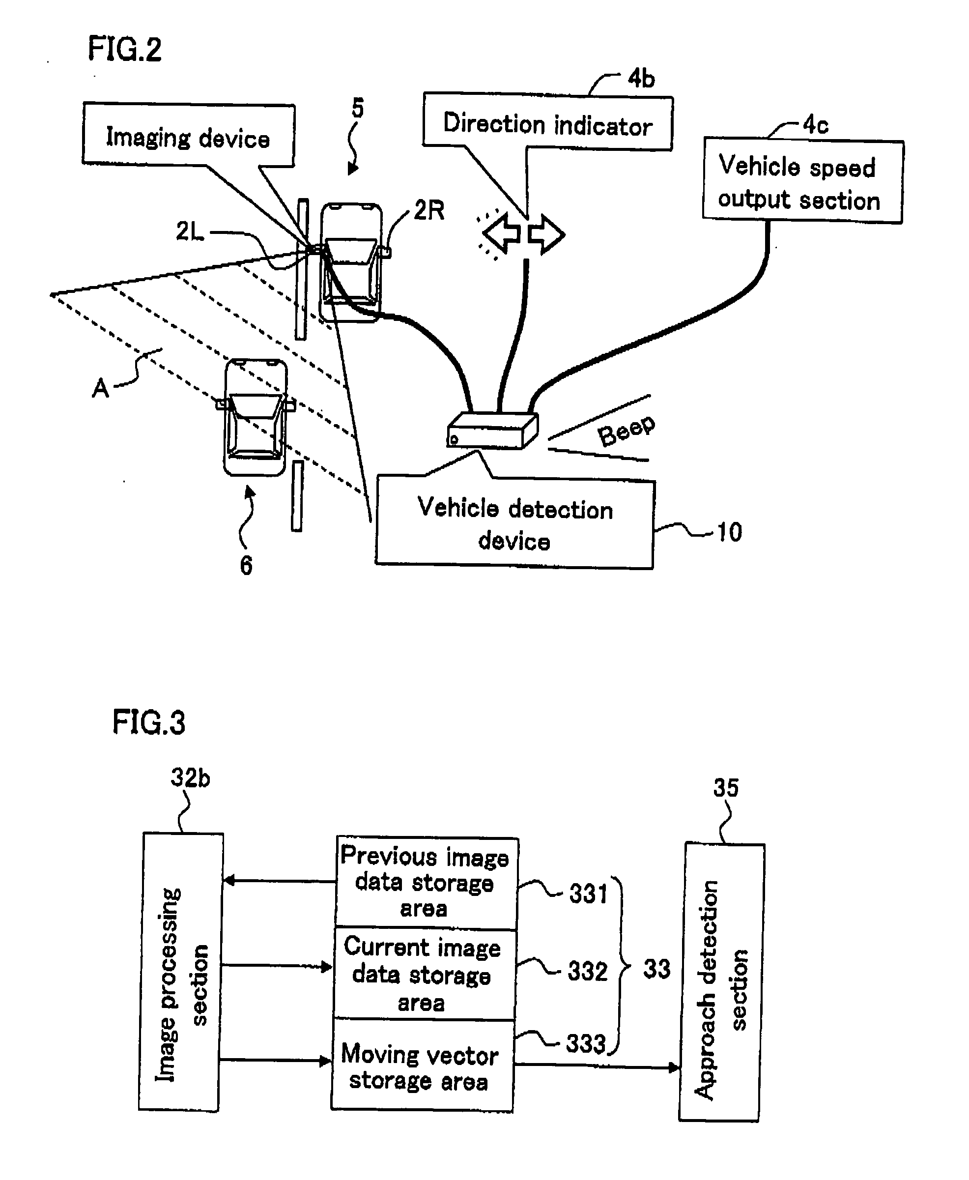 Vehicle environment monitoring device, vehicle environment monitoring method, control program and computer-readable recording medium