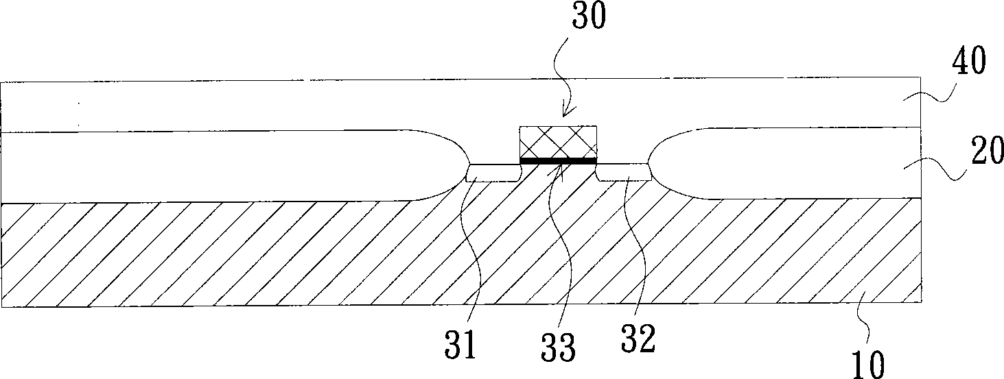 Thermal vapor bubble type ink jet head chip structure and method for producing the same