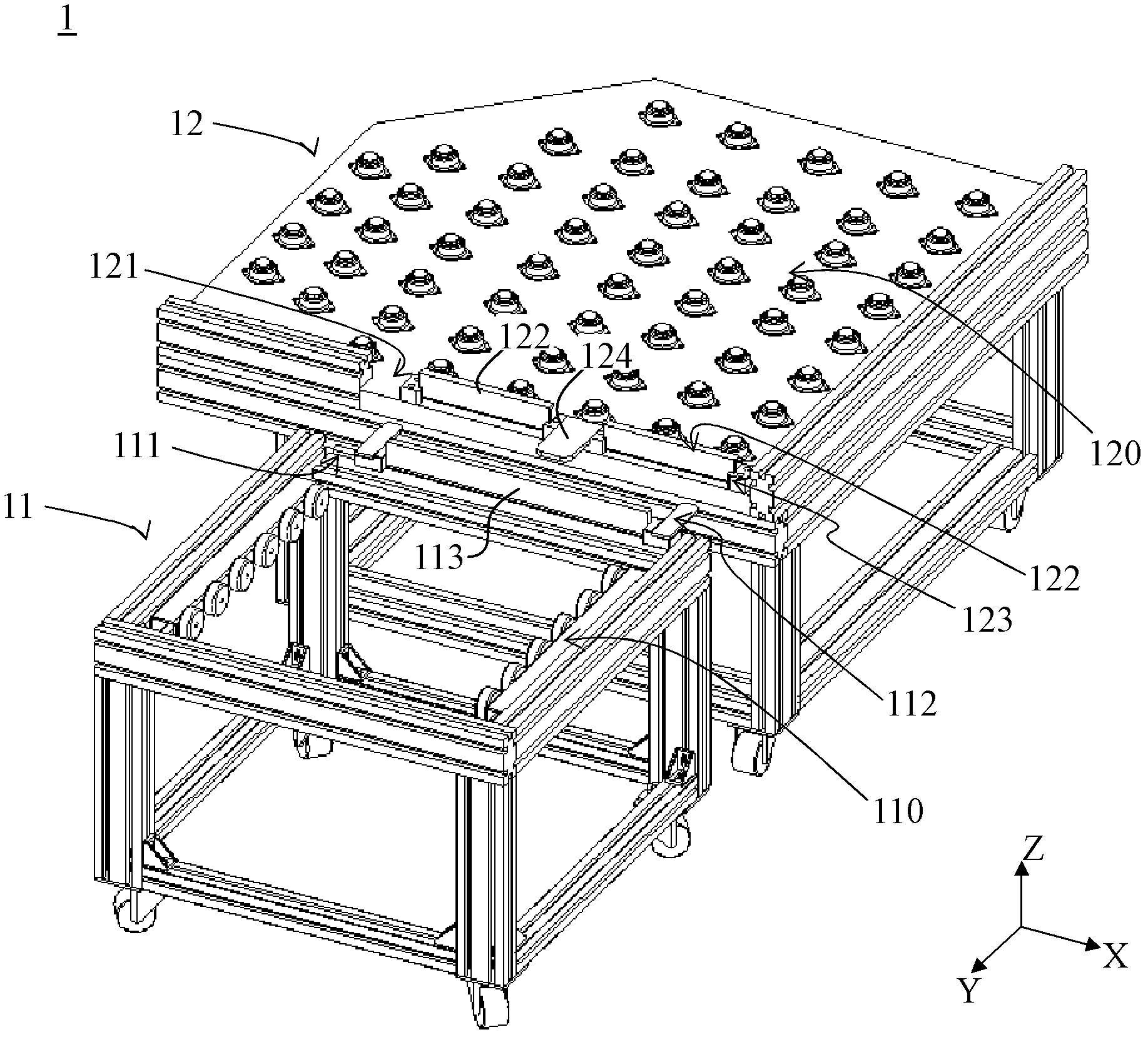 Bearing and conveying system