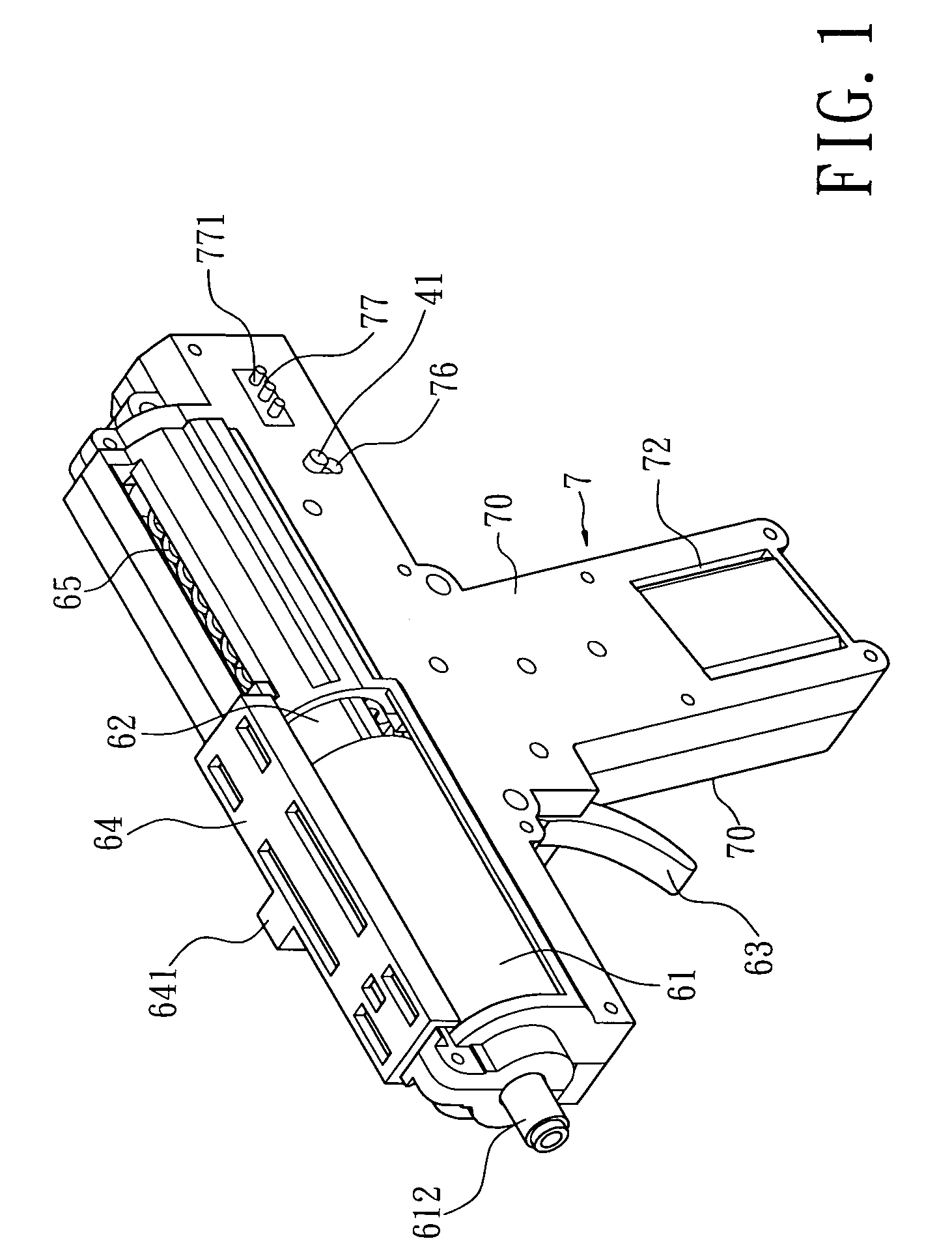 Toy gun having dual actuating manners