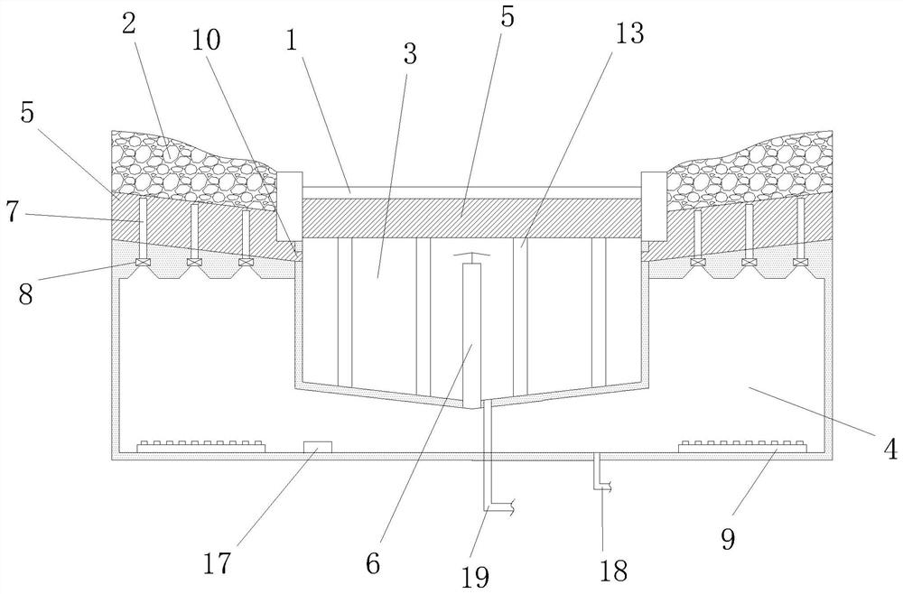 A biological treatment system for rainwater purification in sponge cities