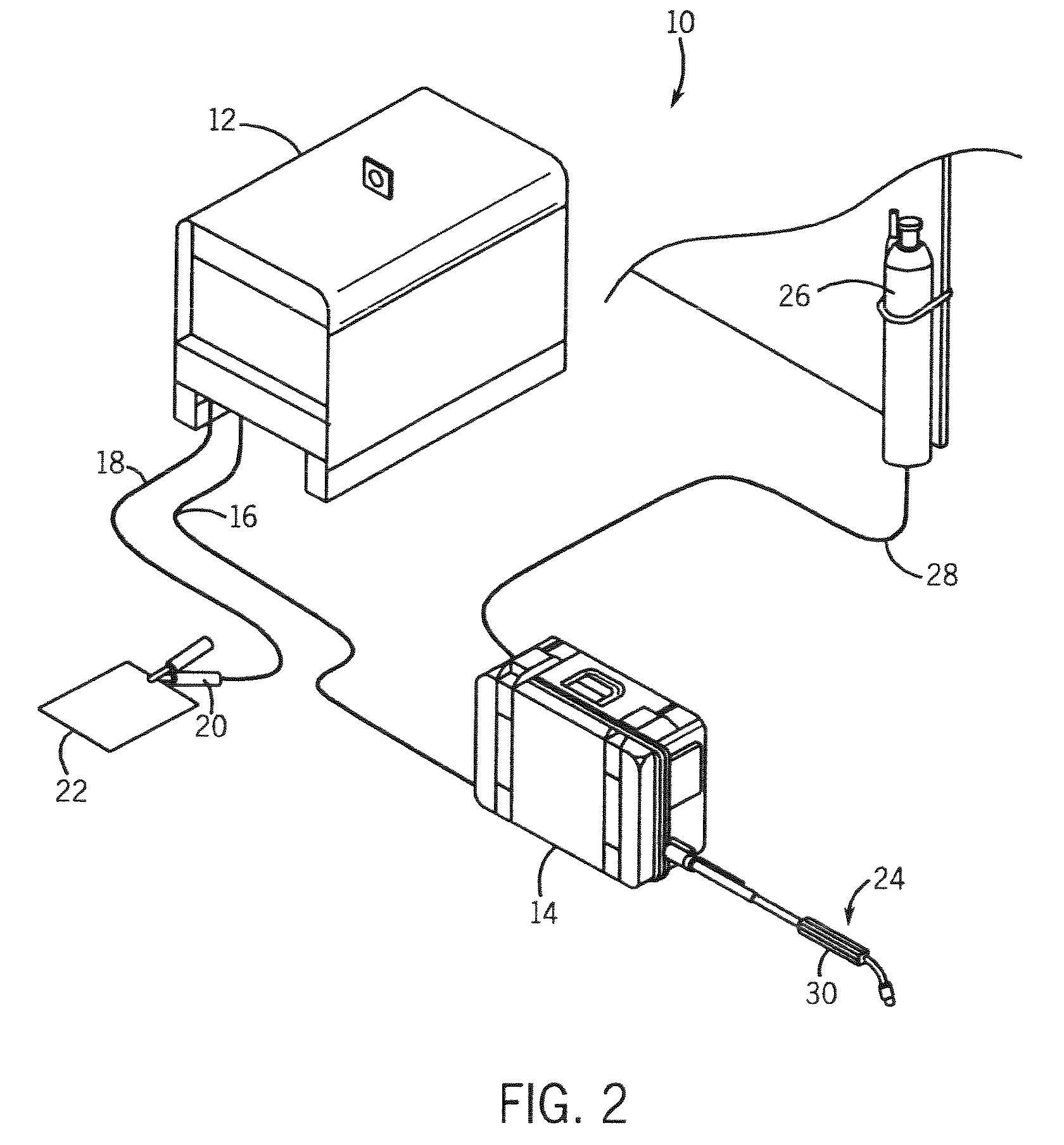 Method and system for a remote wire feeder where standby power and system control are provided via weld cables