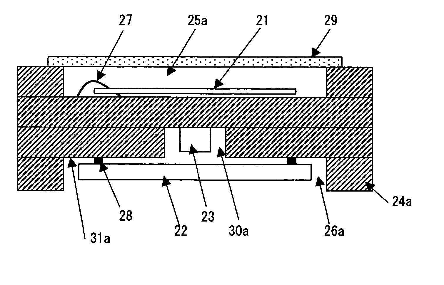 Surface-mounted oscillator