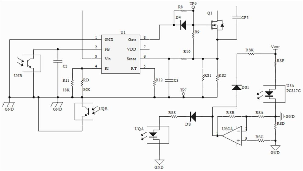 Flyback switching power supply