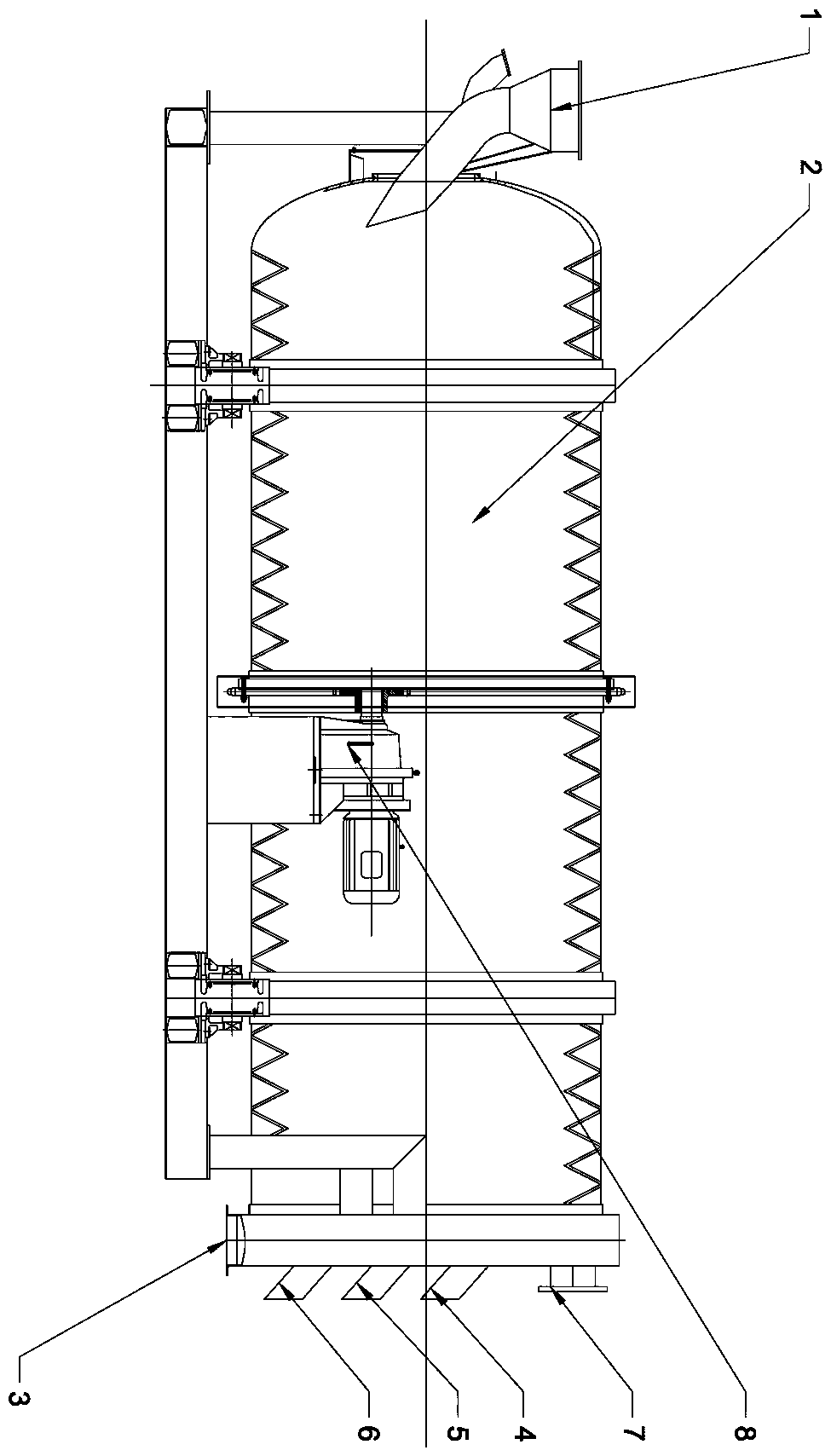 Furnace slag separating equipment