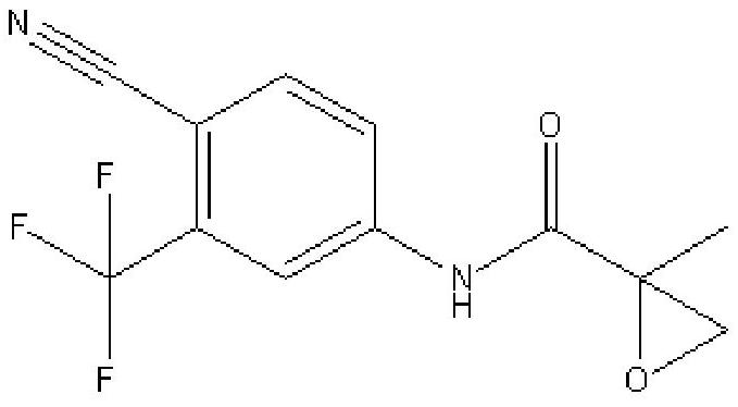 The synthetic method of n-(4 cyano-3-(trifluoromethyl)phenyl)-2-methylepoxypropene-2-amide