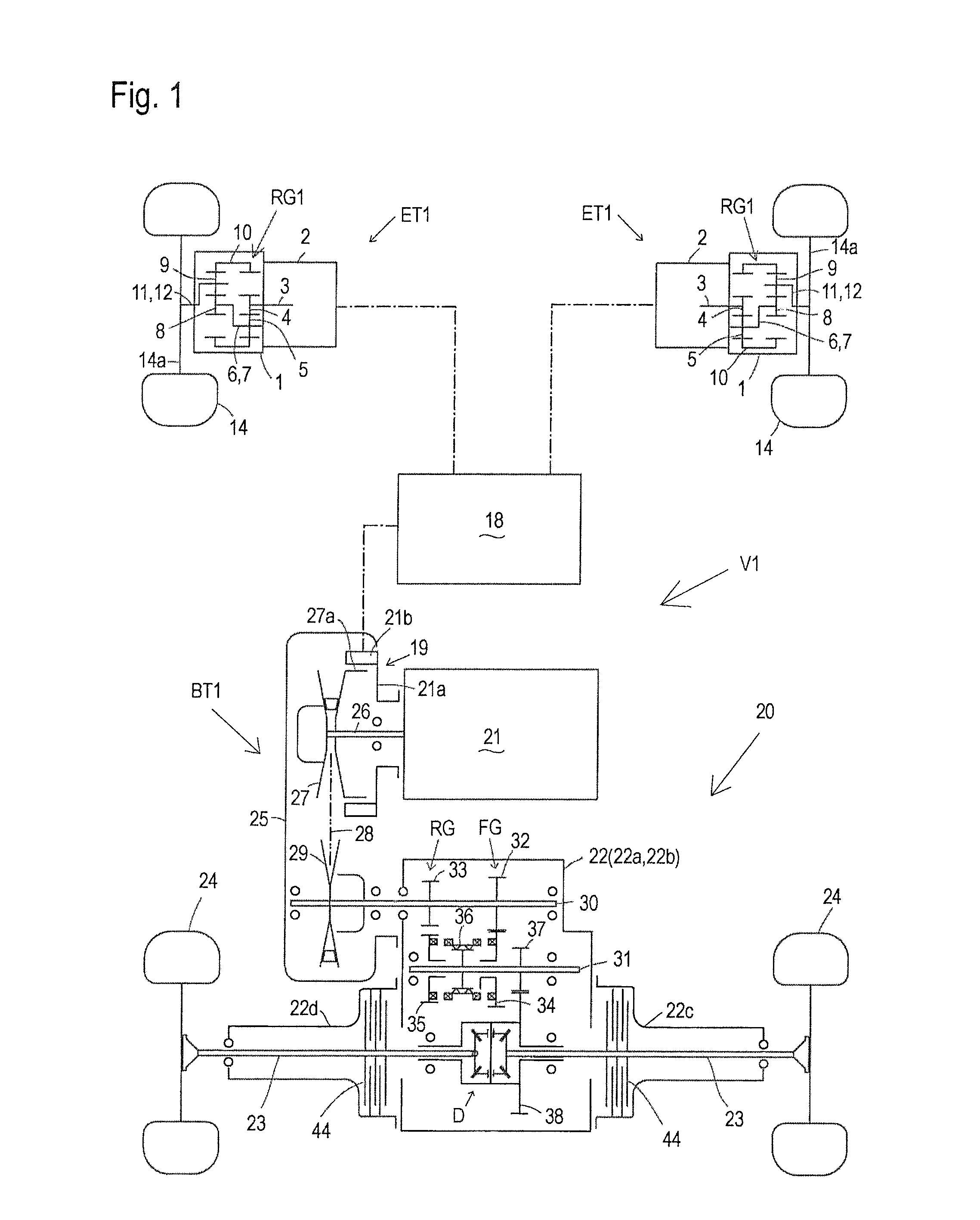 Vehicle With Electric Transaxle