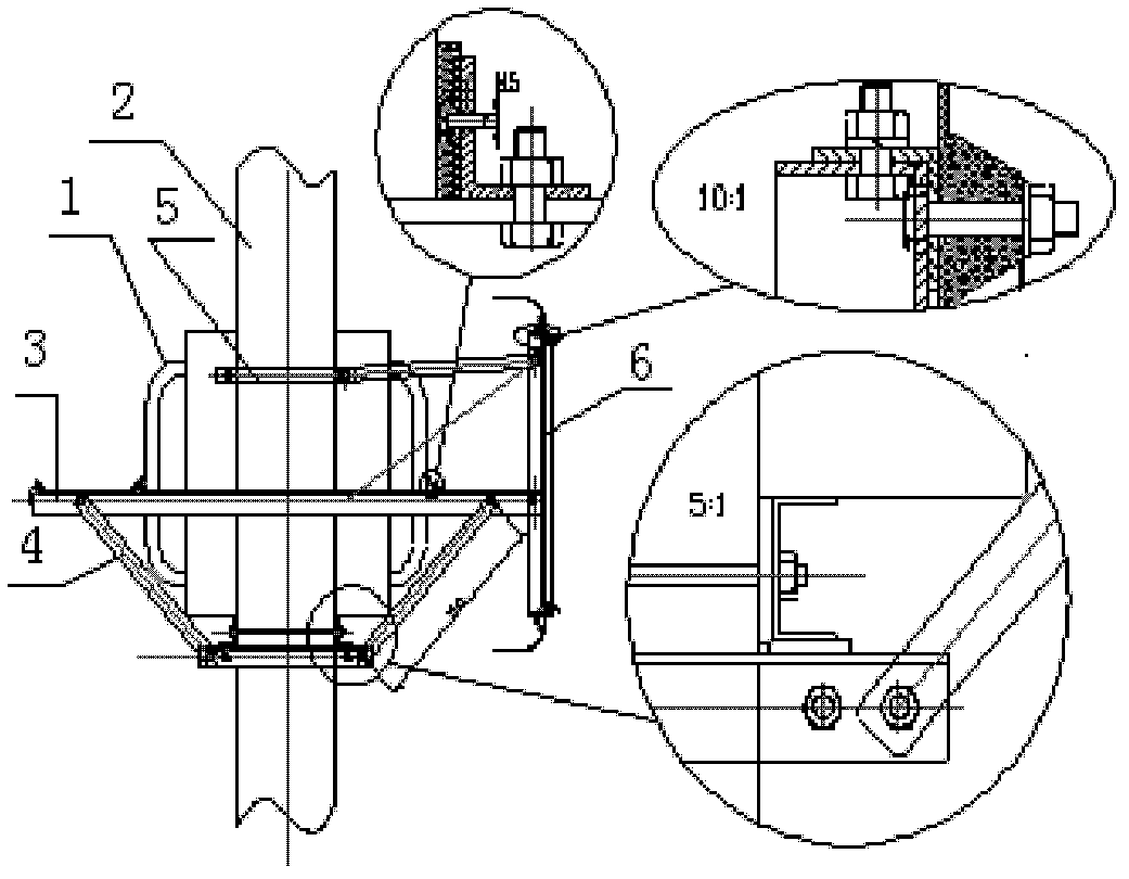 Sound-proof device for 10kV pole type transformer