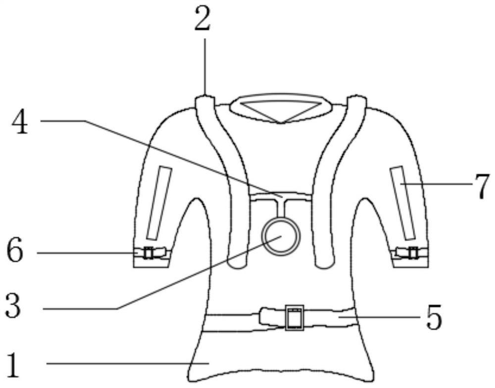 A swimsuit with self-rescue function