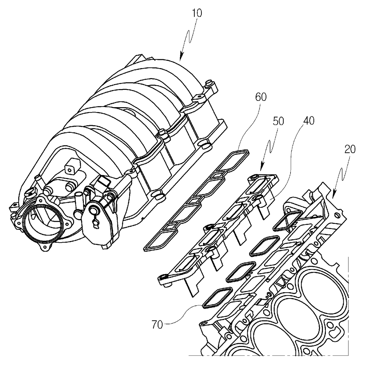 Intake apparatus for engine