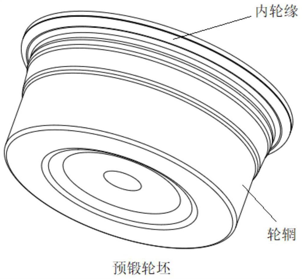 A kind of wheel hub extrusion forming method