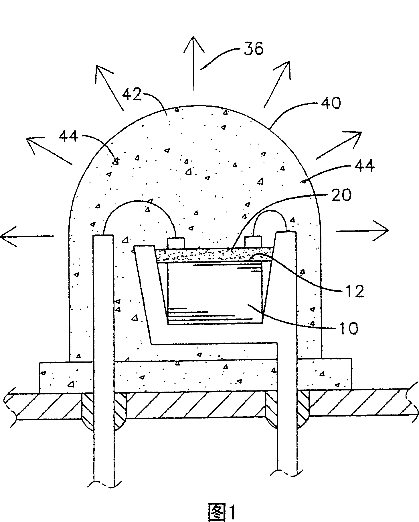 Light-emitting device generating visible light