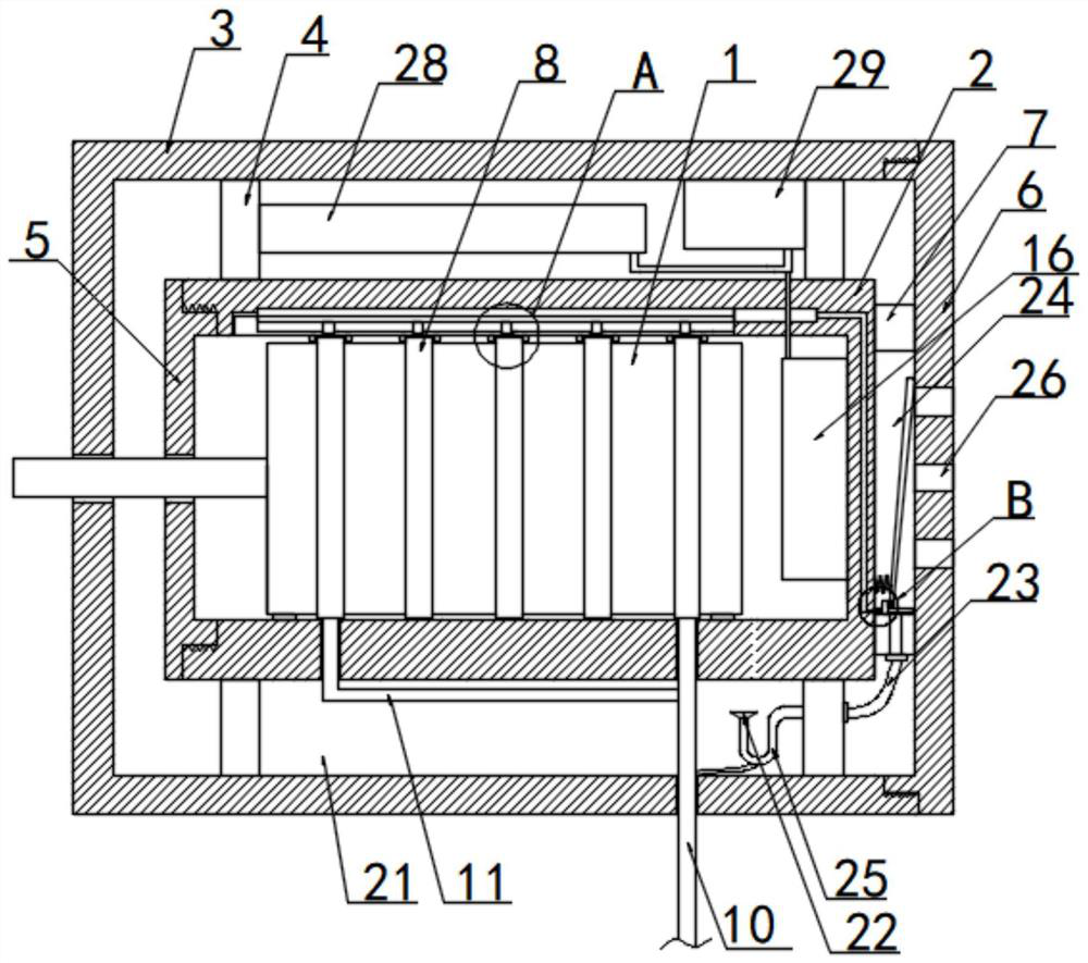 Explosion-proof motor with high safety performance for coal mine and underground