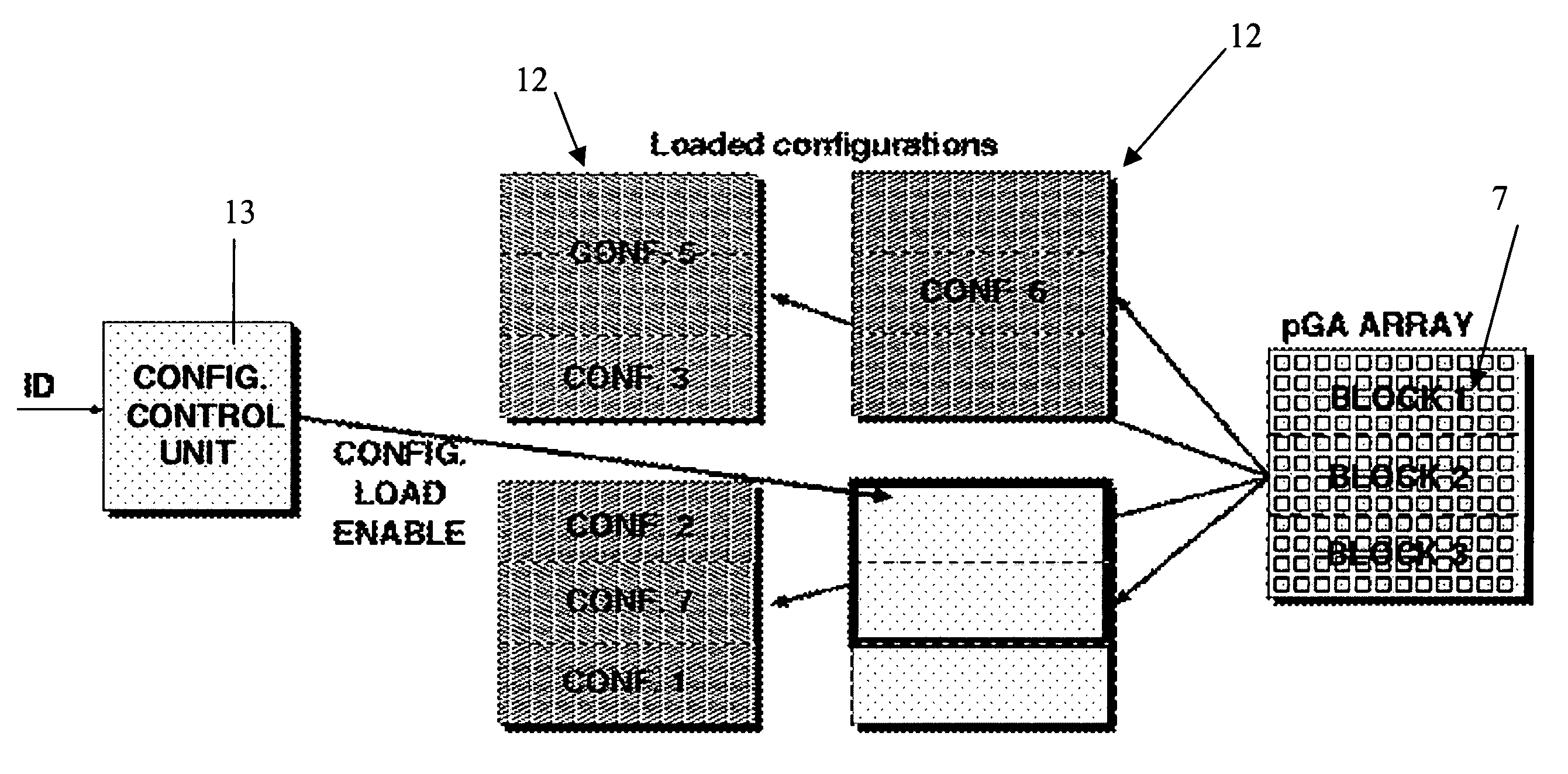 Digital architecture for reconfigurable computing in digital signal processing