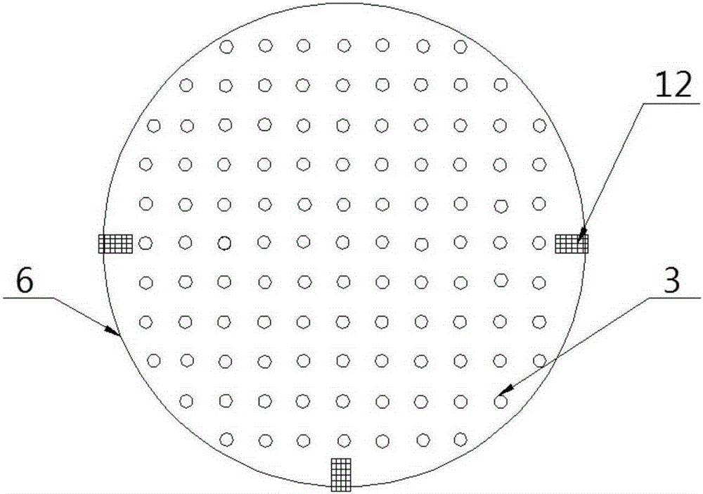 Multi-blade stirring-type dust collecting reaction system