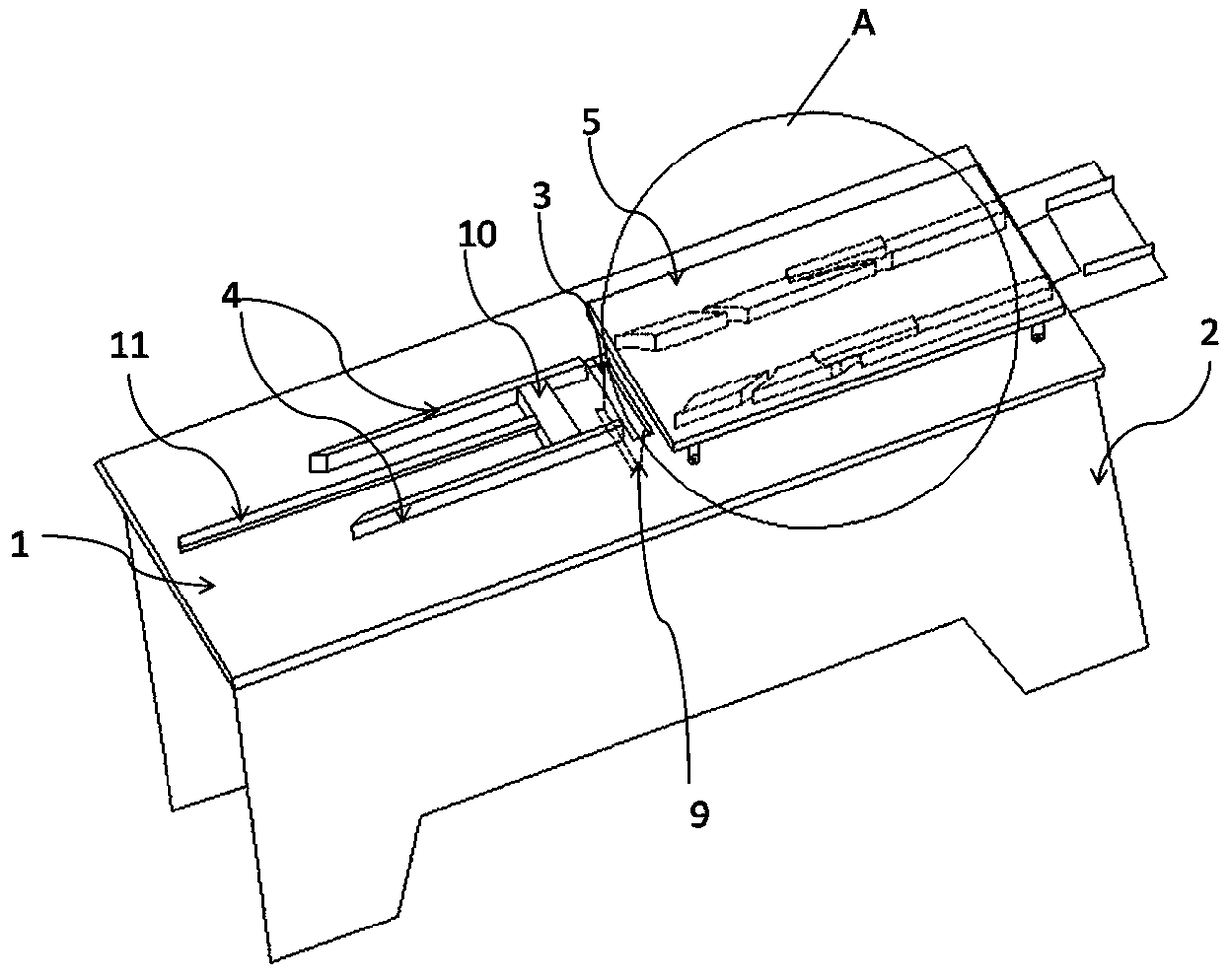 A new type of packaging lining paper device for cigarette products