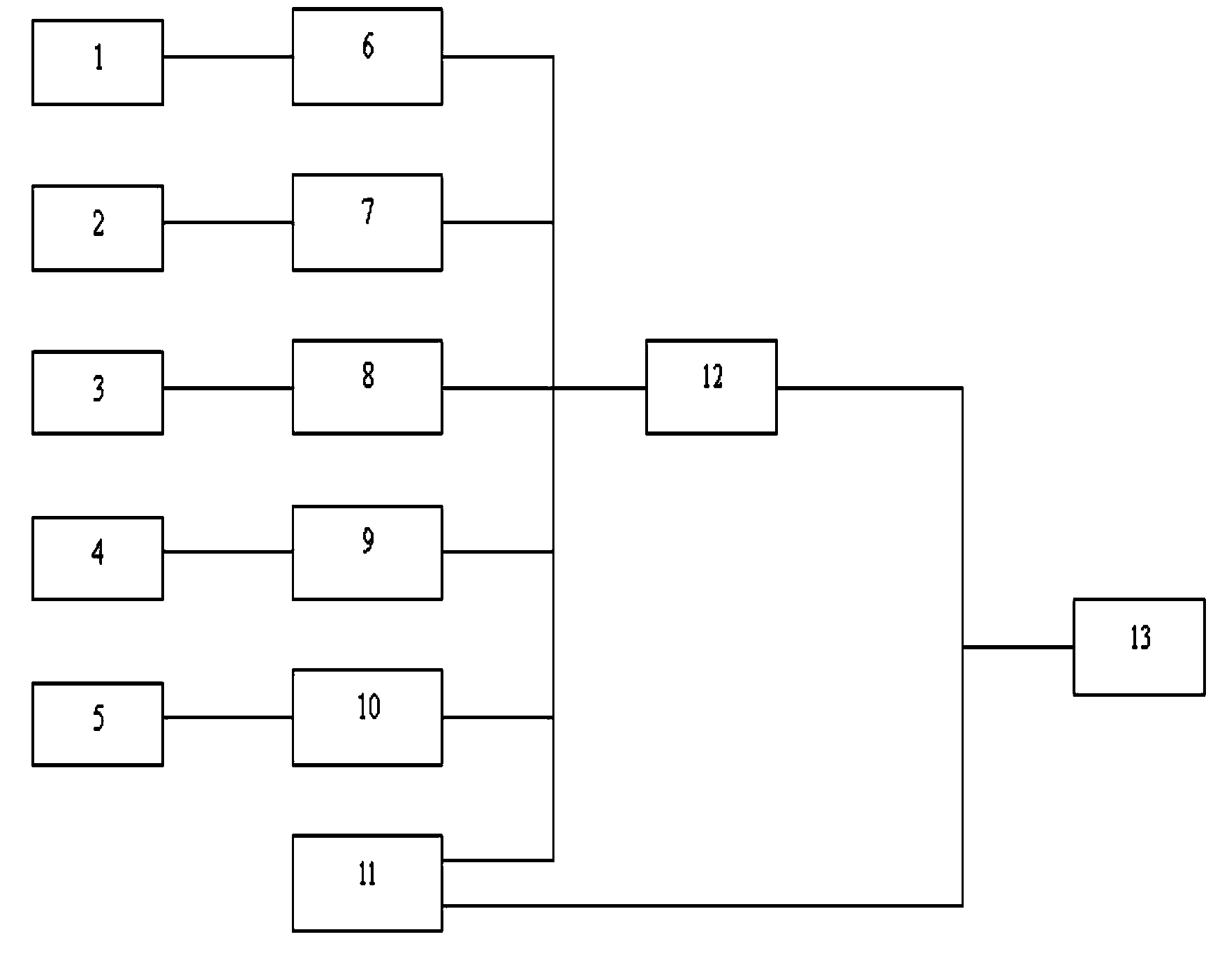 Monitoring system for ash fouling in power station boiler air preheater and working method of system