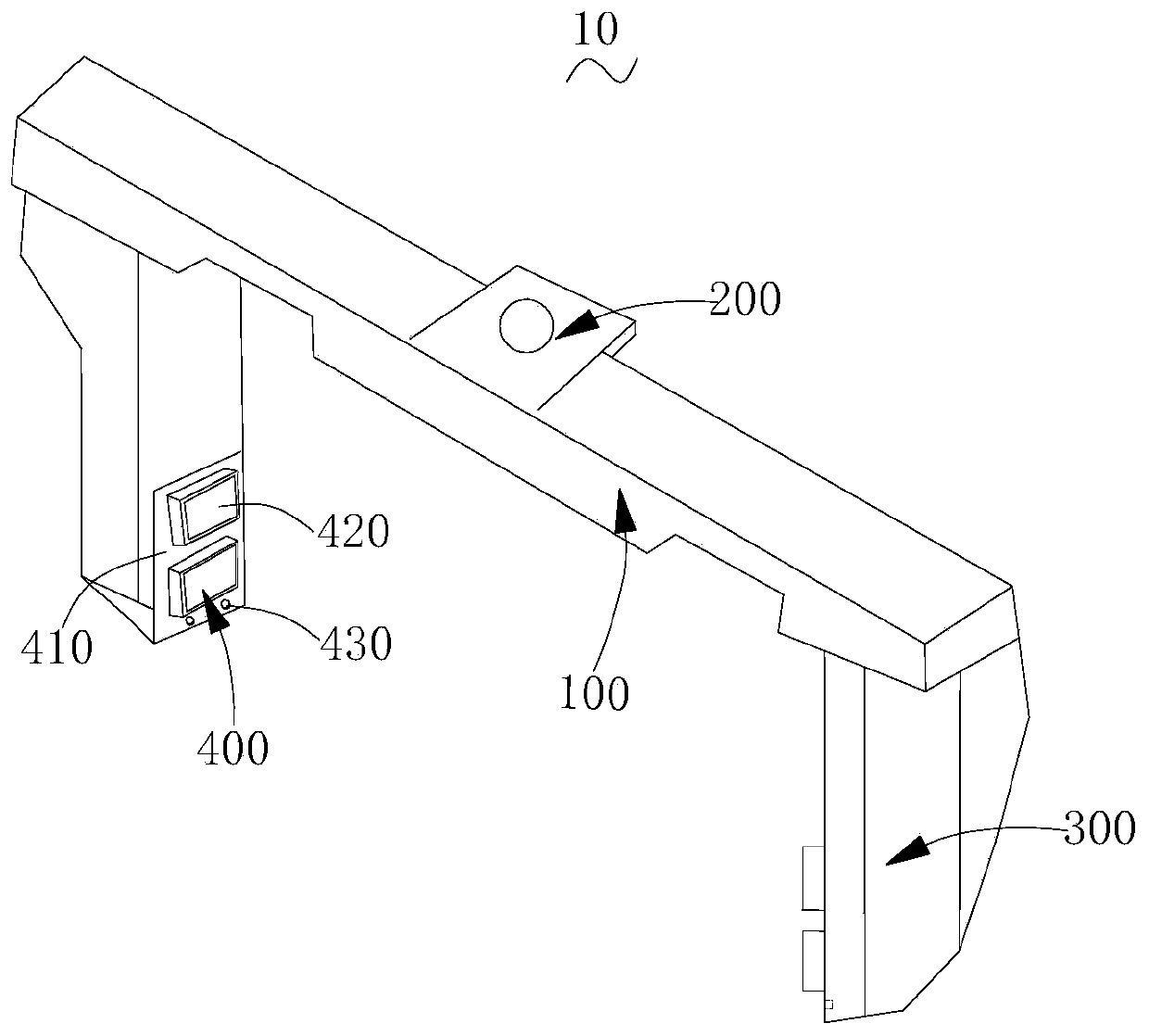 Sand mould clamping mechanism