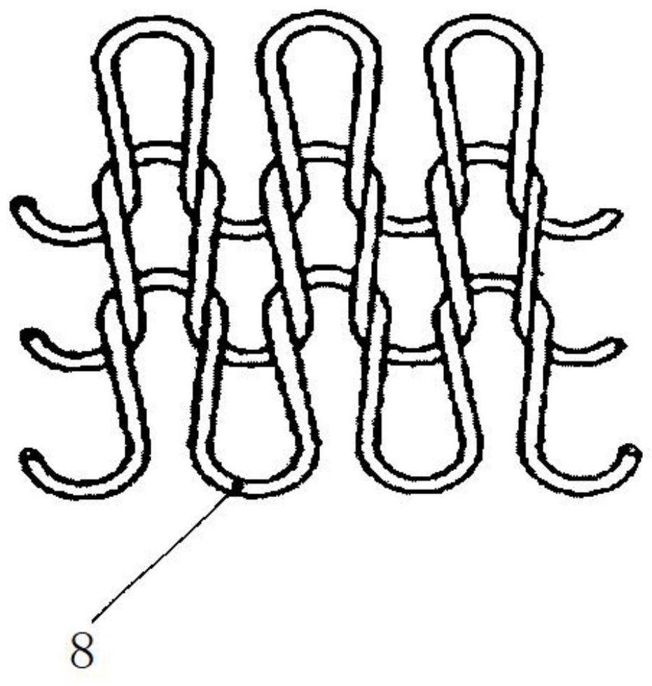 Easy-to-clean knitted fabric