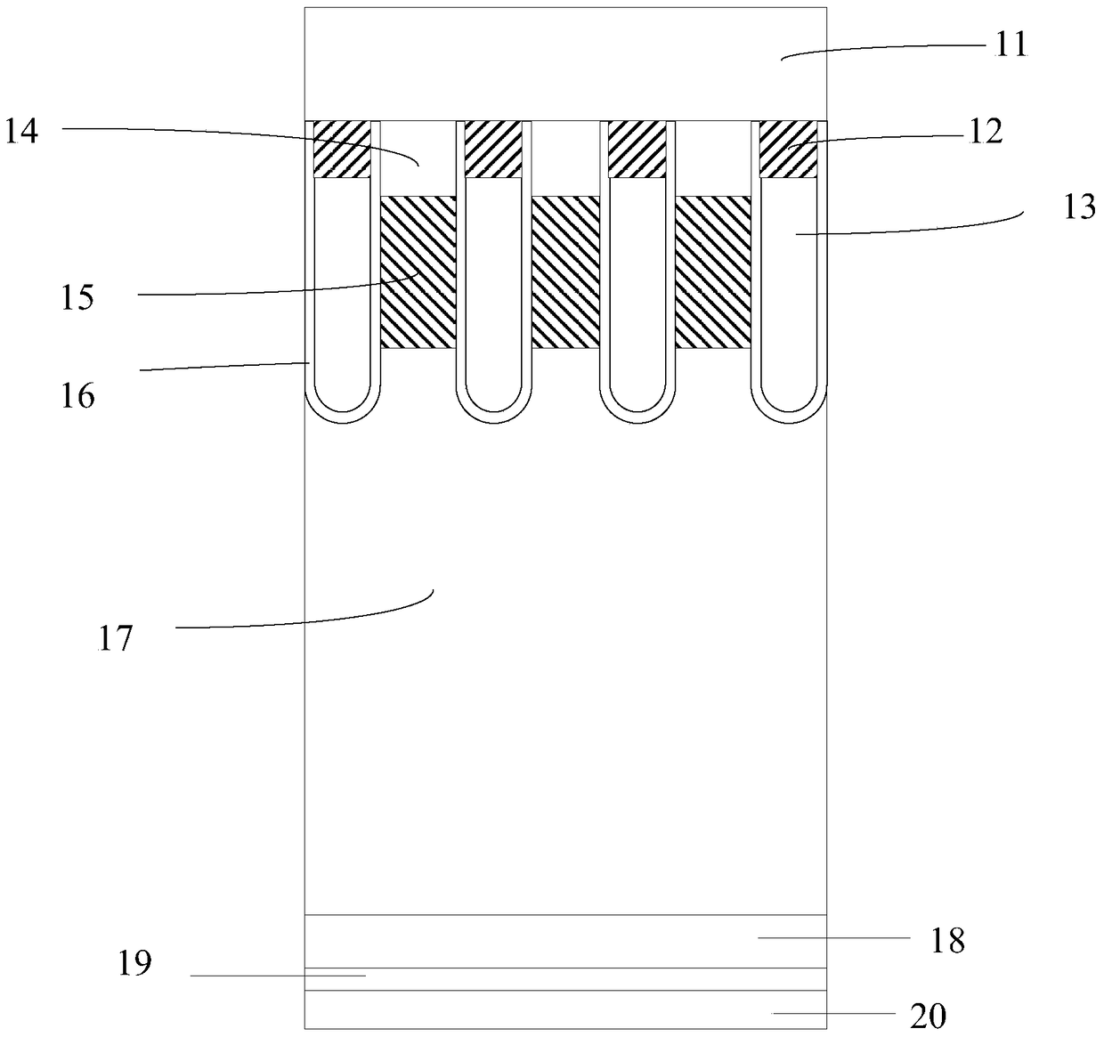 Semiconductor device with trench gate structure and manufacturing method thereof