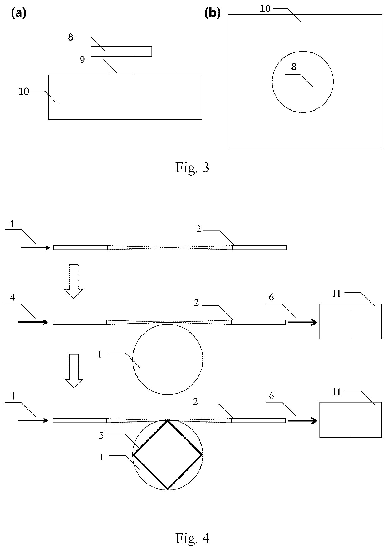 Single-mode micro-laser based on single whispering gallery mode optical microcavity and preparation method thereof