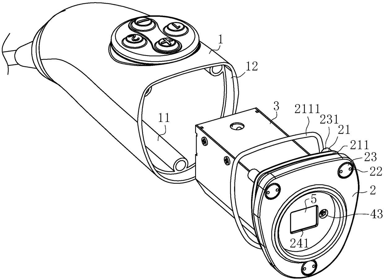 Laparoscopic camera handle with high stability