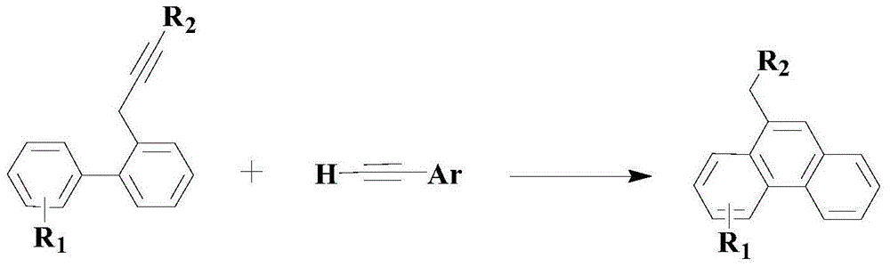 Method for synthesizing medical intermediate phenanthrene compound