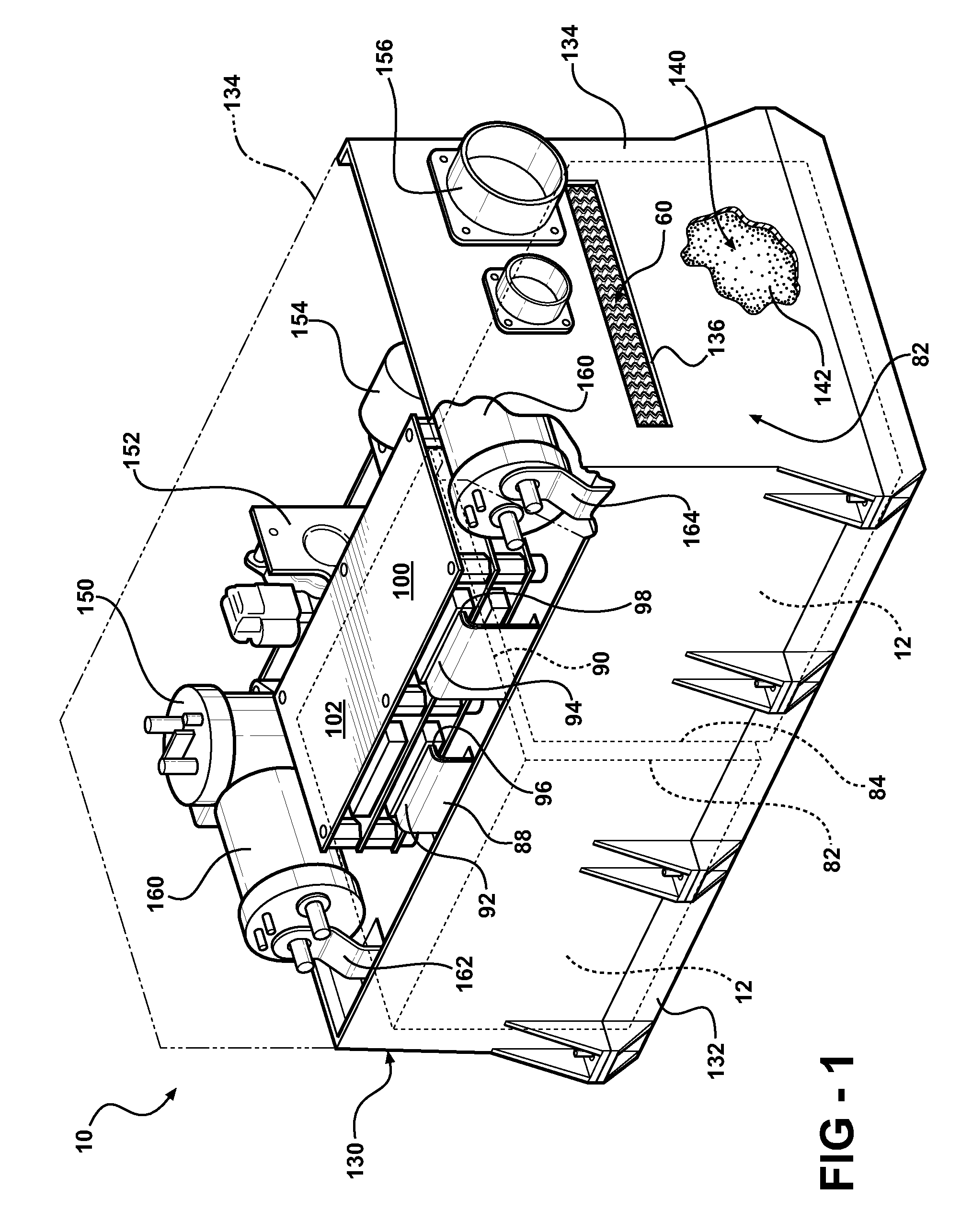 Battery pack with integral cooling and bussing devices