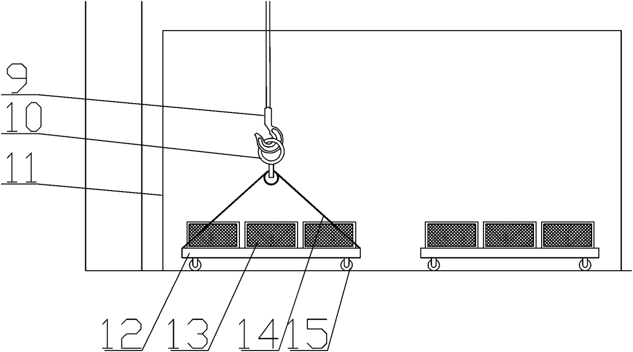 Large-scale overwintering storage system for konjac seedlings