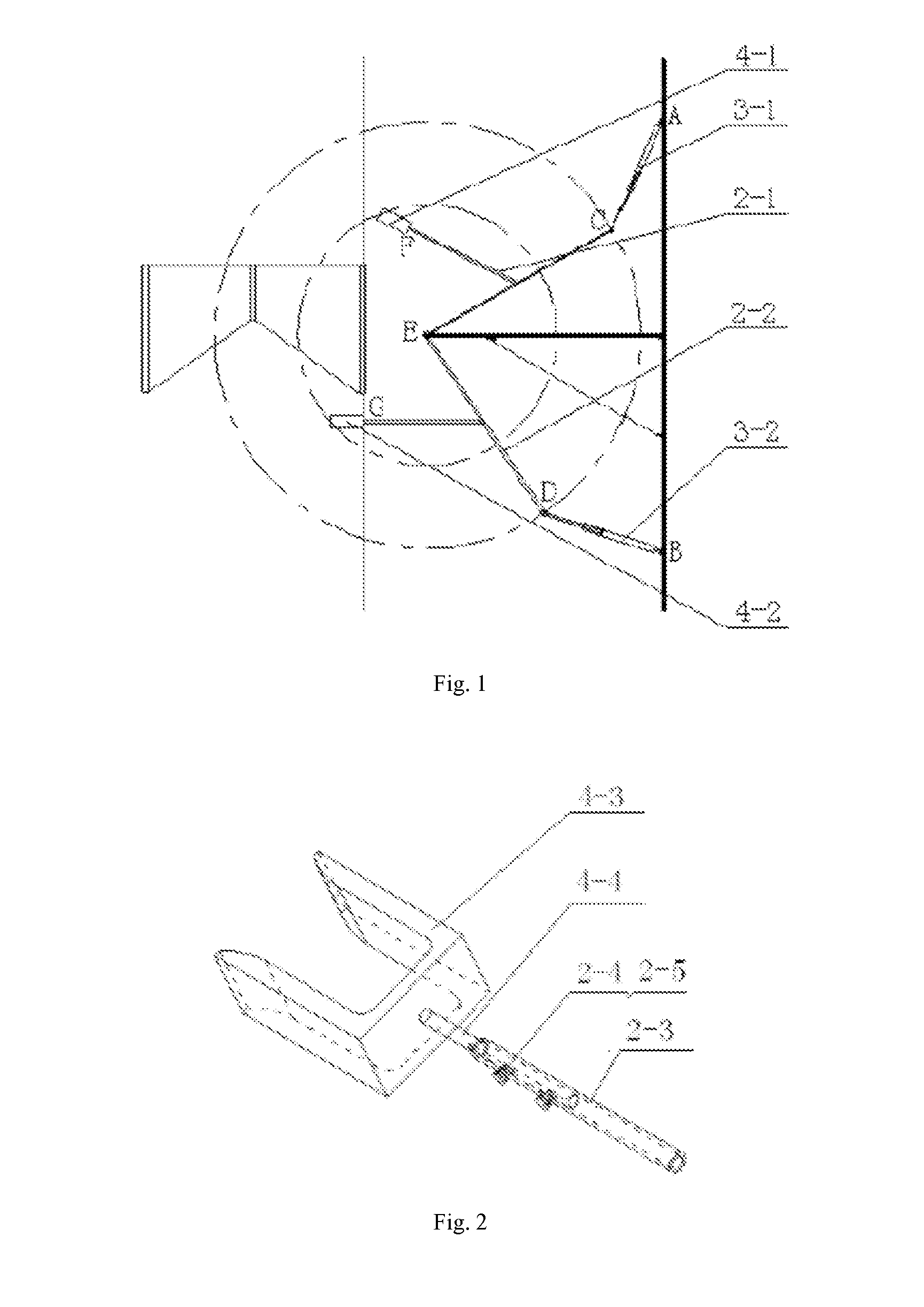 Guide rail rope deflection inhibition mechanism and method for parallel soft cable suspension system