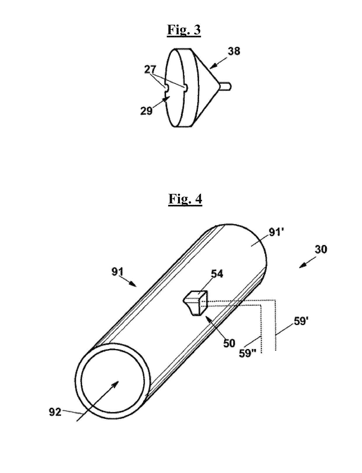 Device and a method for permeation hydrogen measurements