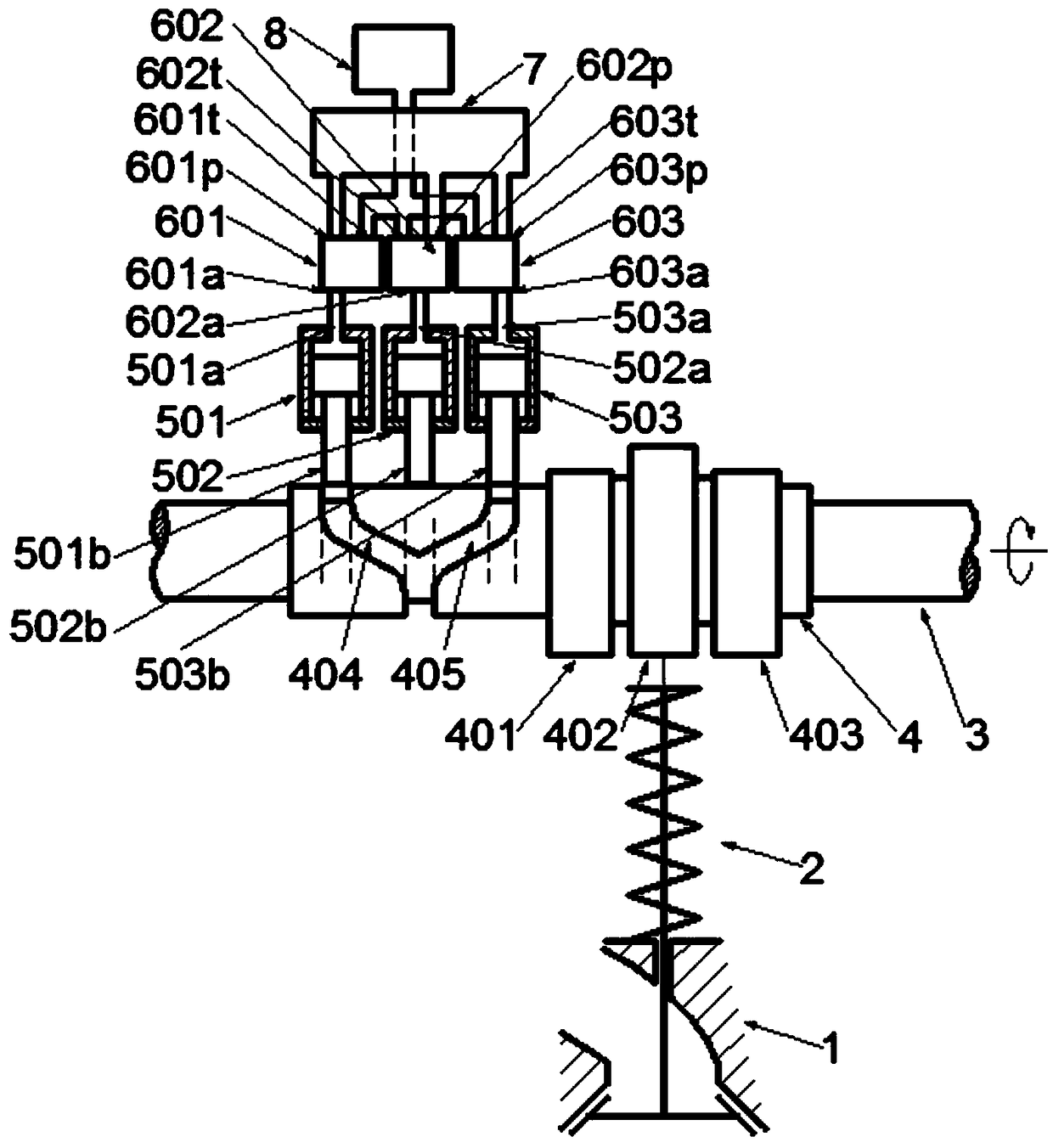 An Intensive Hydraulic Axial Movement Three-Stage Variable Valve Drive System