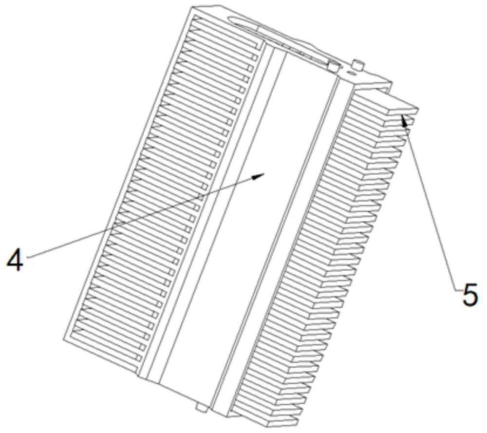 High-throughput slide storage device adaptive to various dyeing supports